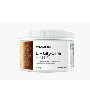 Glicyna 200g 99,9% – Wsparcie Snu i Regeneracji | Toplanta