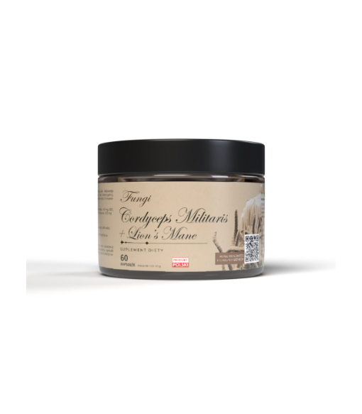 CORDYCEPS MILITARIS & LIONS MANE – 60 kaps ToPlanta