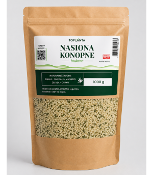 ŁUSKANE NASIONA KONOPI 1000g